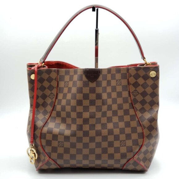 Authentic Louis Vuitton Caissa Brown Damier Ebene Canvas Shoulder Bag 700-102025 - Picture 1 of 16